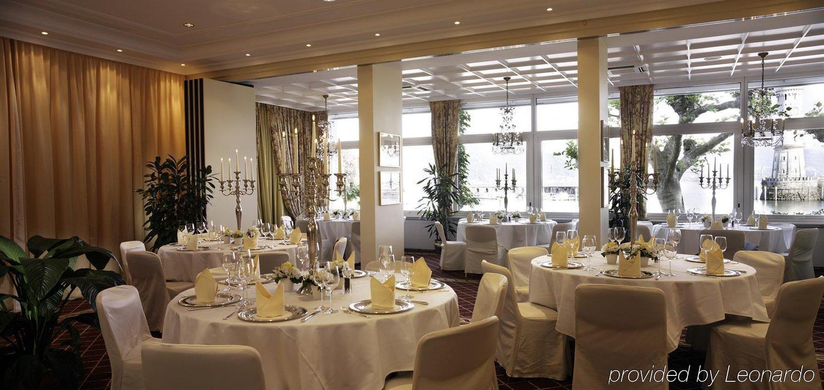 Hotel Bayerischer Hof 린다우 레스토랑 사진 The interior of the restaurant